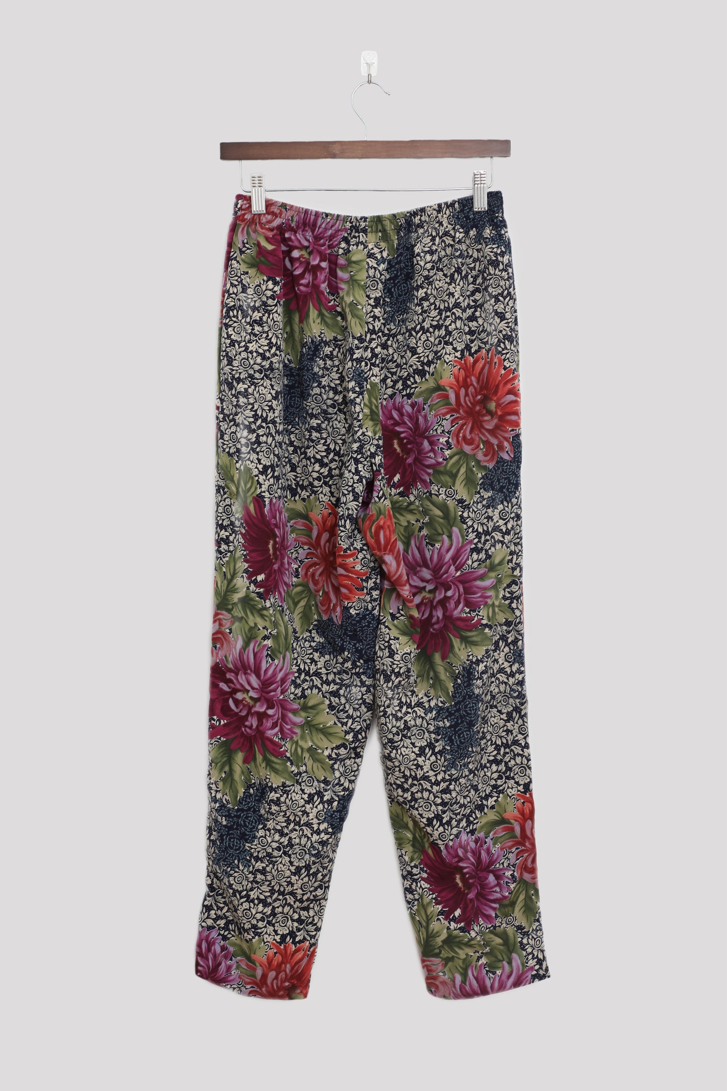 Floral Print 80's Pants