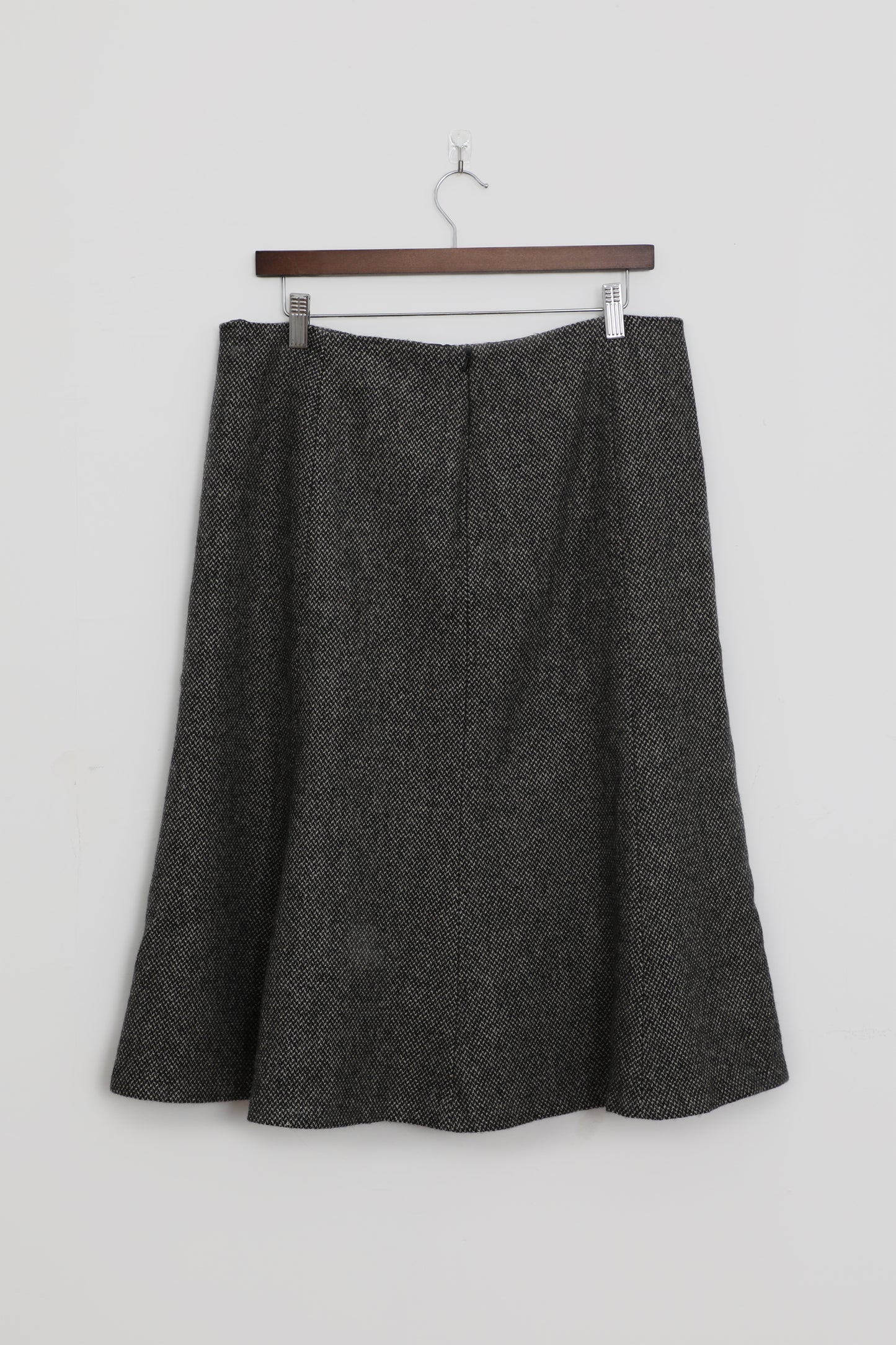 Wool A-Line Skirt