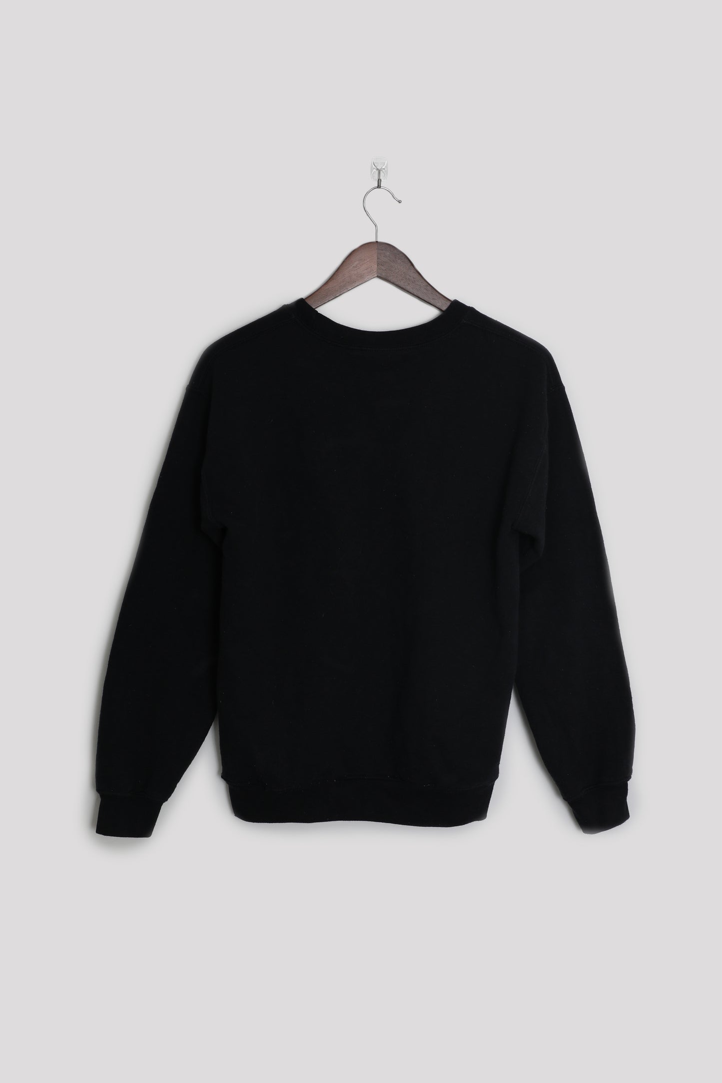 Whiskers Black Cat Crew Neck Sweatshirt