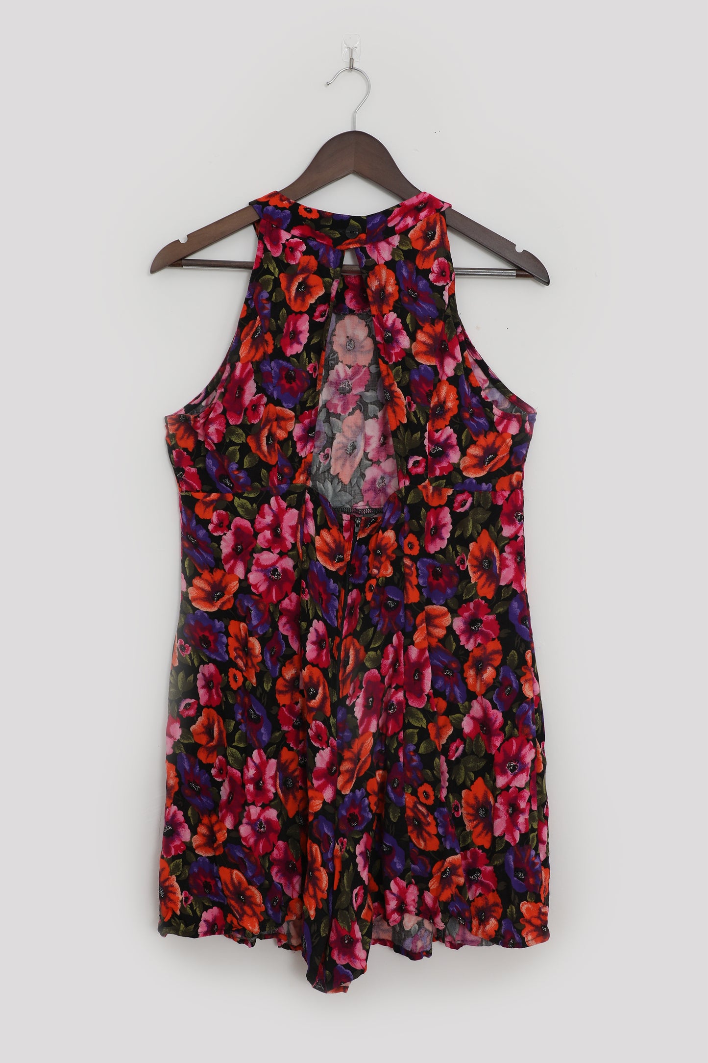 Floral Halter Neck Romper