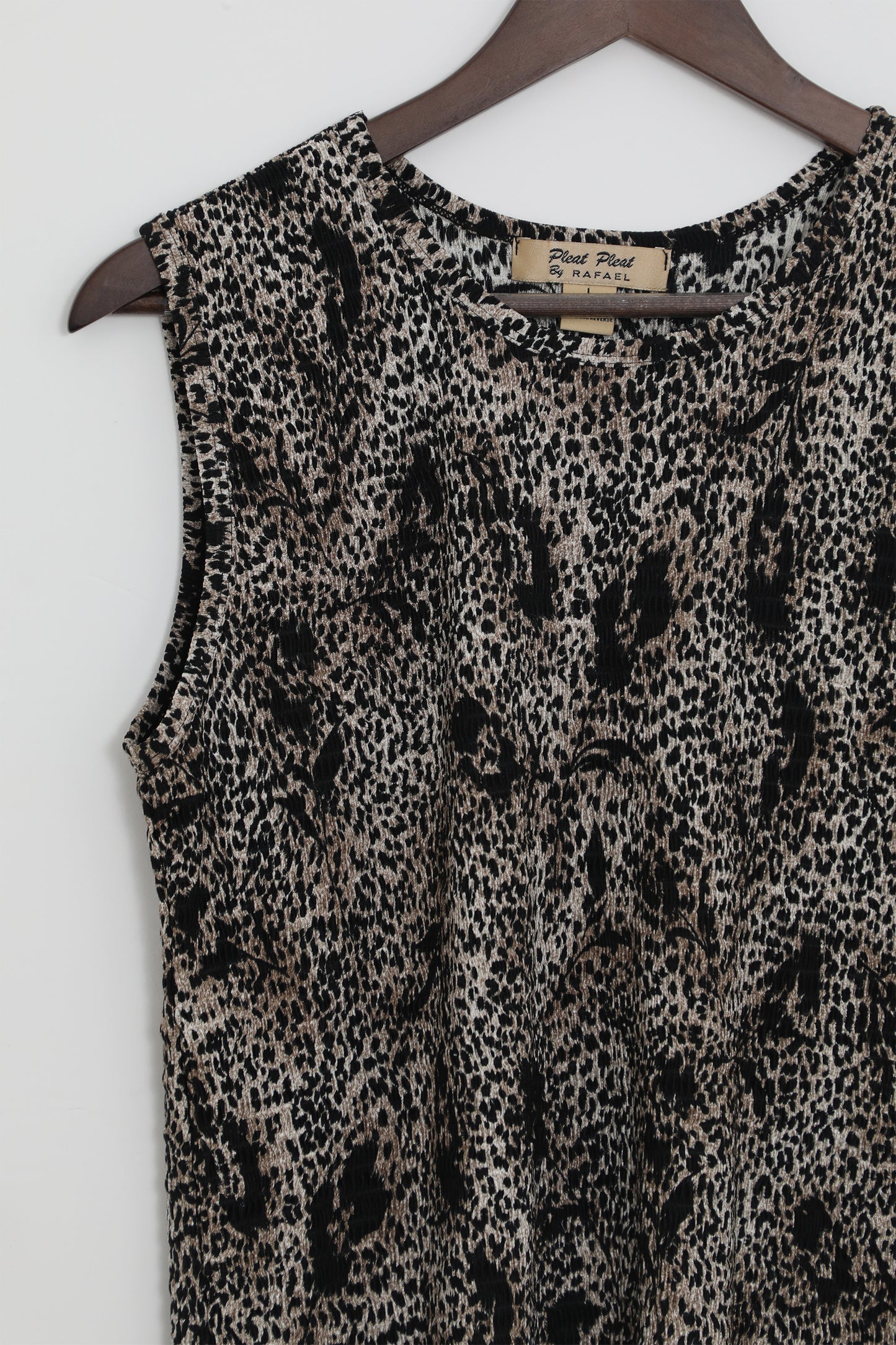 Animal Print Textured Tank