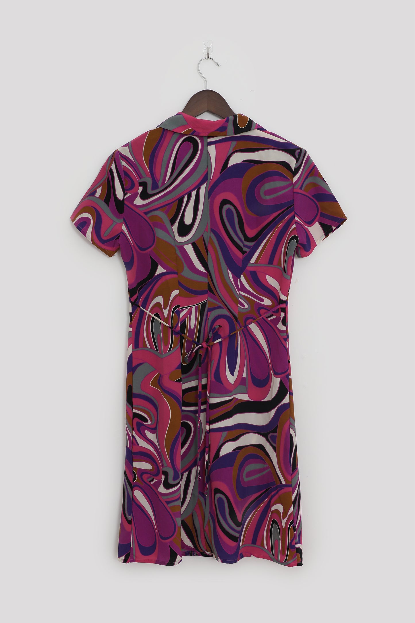 Psychedelic Swirly Print Dress